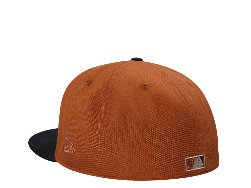 New Era Colorado Rockies 25th Anniversary Earthy Copper Satin Brim Two Tone Edition 59Fifty Fitted Cap