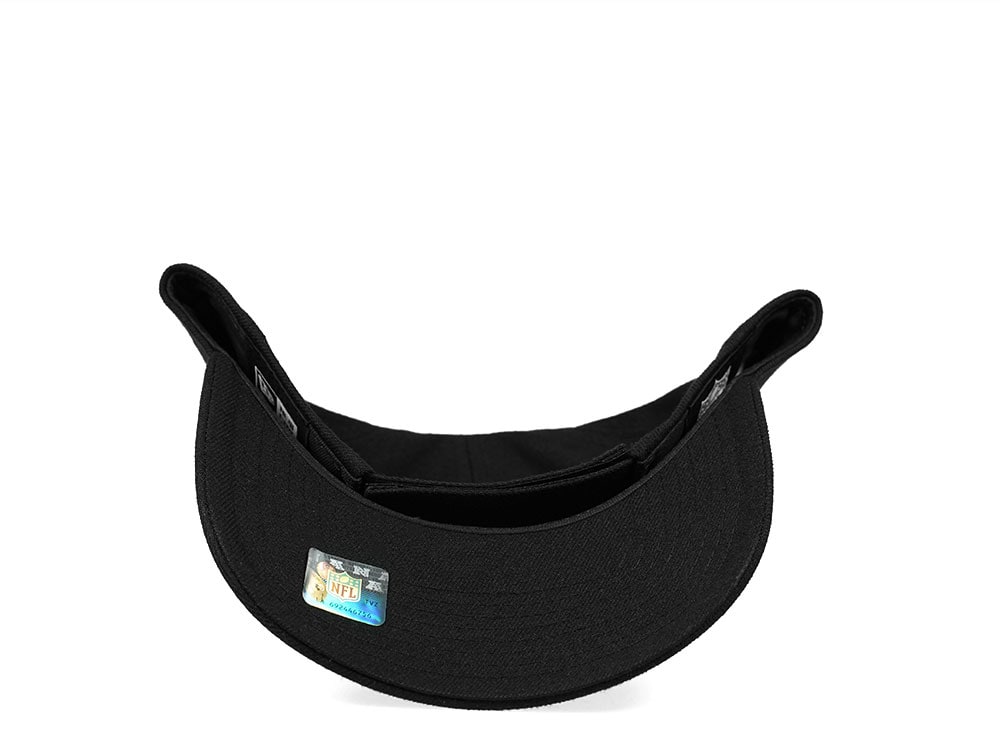 New Era Las Vegas Raiders All Black 9Forty Strapback Cap