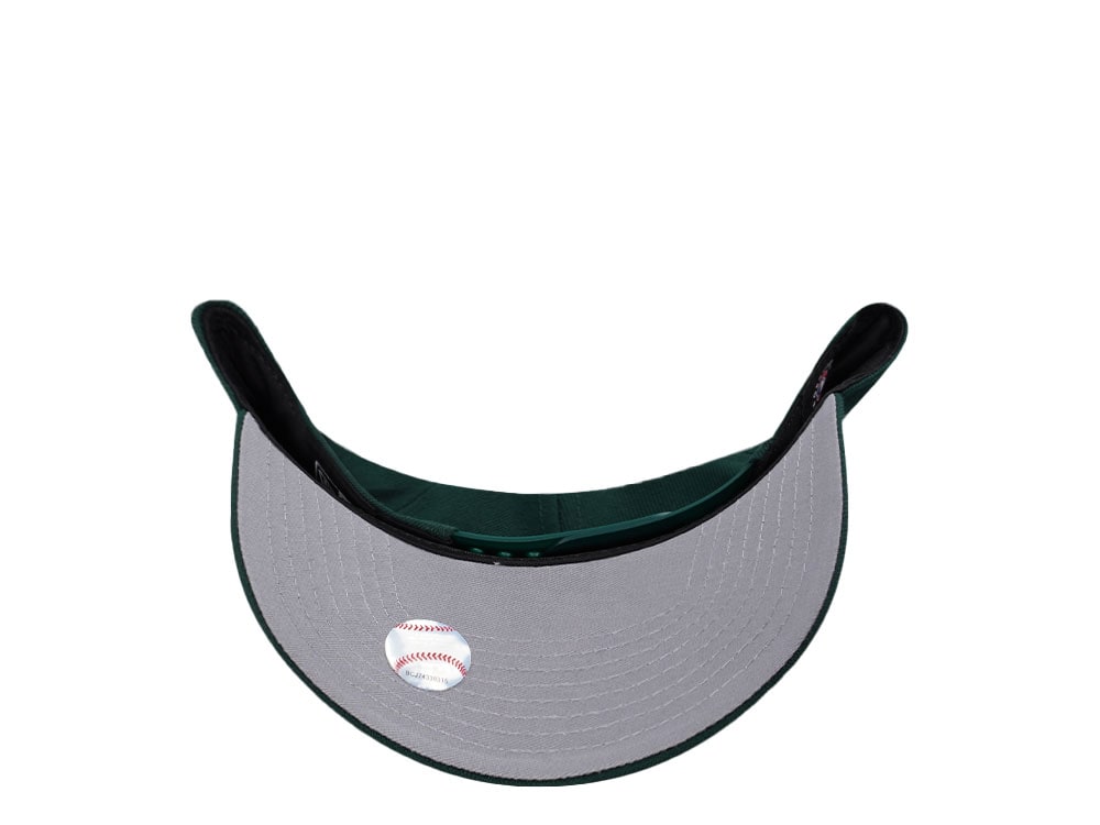 New Era Chicago Cubs Be Alert Green Metallic Edition 9Forty A Frame Snapback Cap