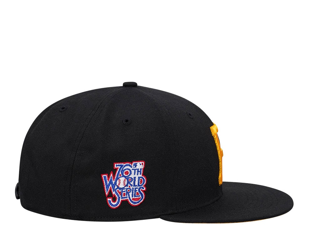 47Brand Pittsburgh Pirates 76th World Series World Black Sure Shot Under Captain Snapback Cap
