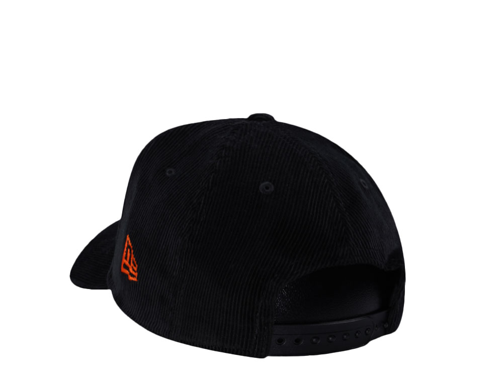 New Era San Francisco Giants All Star Game 1984 Black Throwback Corduroy Edition 9Forty A Frame Snapback Cap