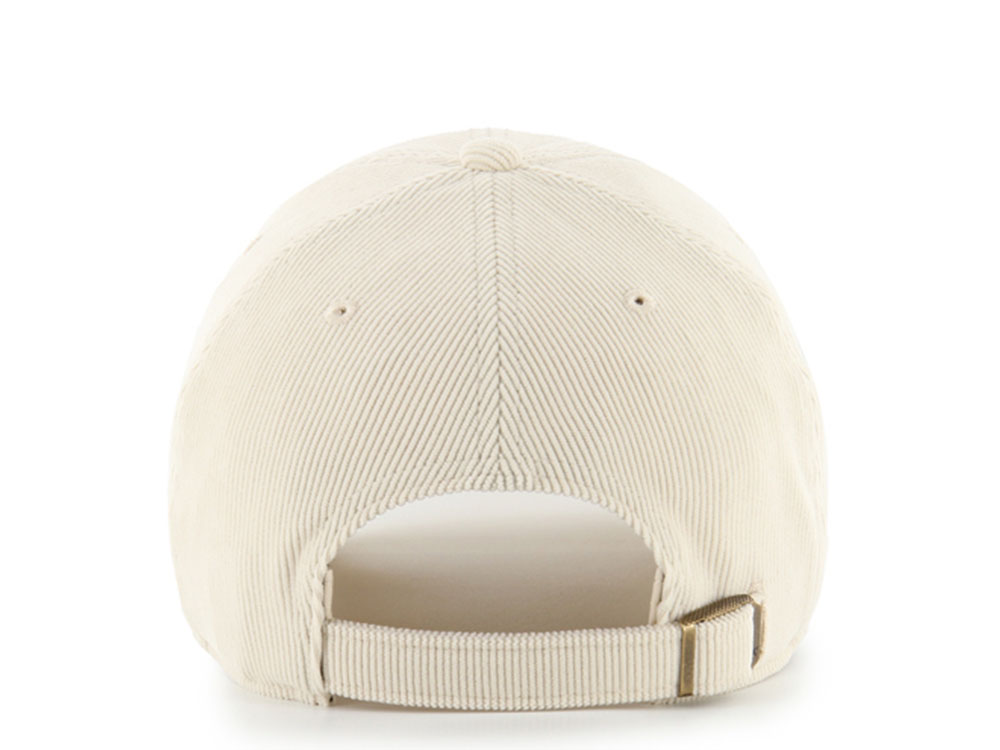 47 Brand New York Yankees Crosspatch Natural Corduroy Clean Up Strapback Cap