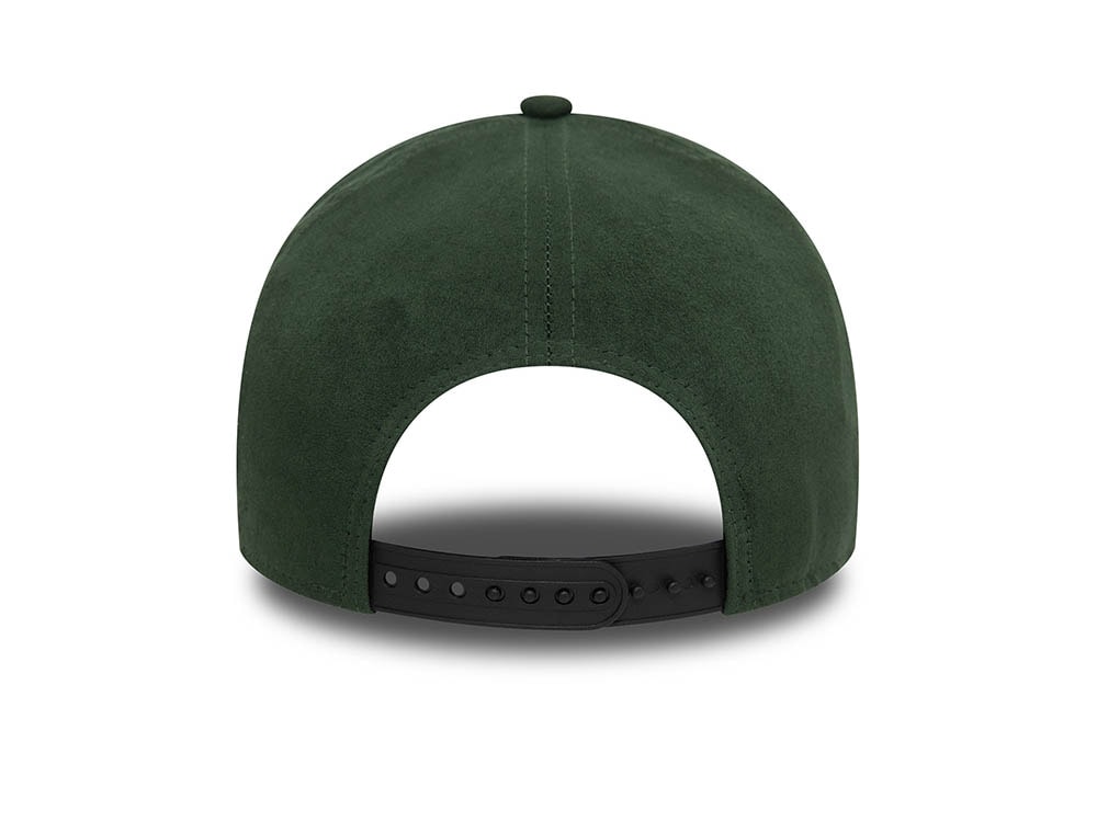 New Era Los Angeles Dodgers Faux Suede Edition Green 9Forty A Frame Snapback Cap