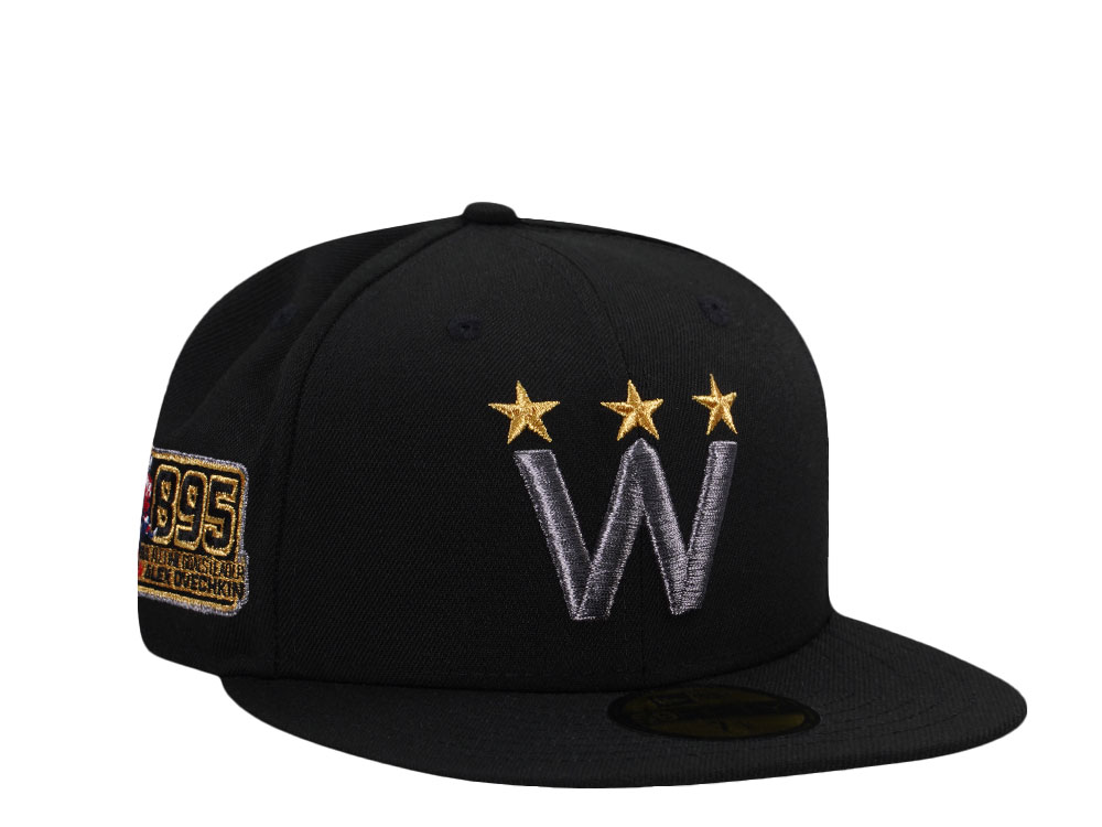 New Era Washington Capitals All Time Goals Leader Liquid Titanium Edition 59Fifty Fitted Cap