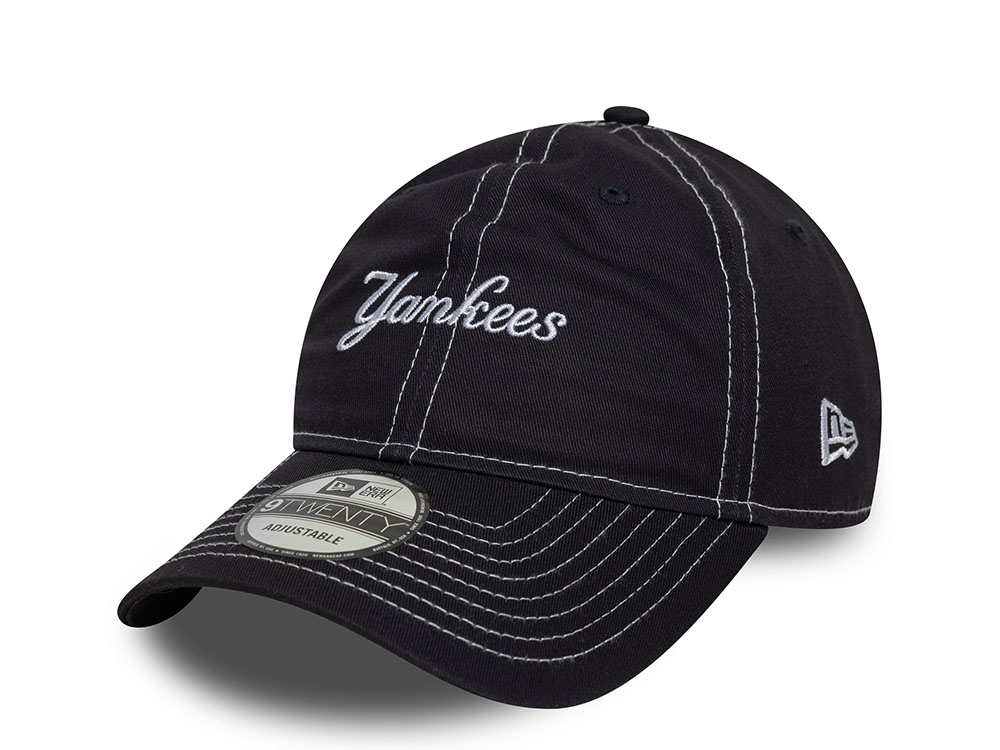 New Era New York Yankees Navy Contrast Stitch 9Twenty Snapback Cap