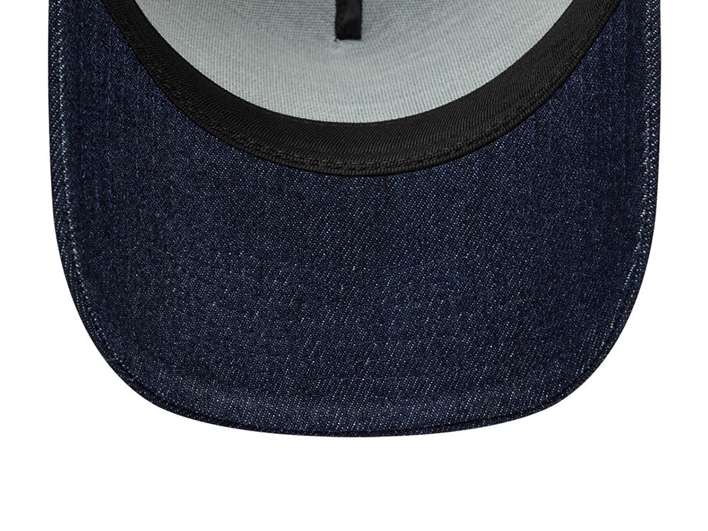 New Era Patch Denim Edition 9Forty A Frame Trucker Snapback Cap