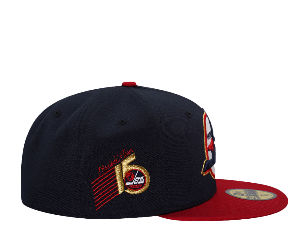 New Era Winnipeg Jets 15th Anniversary Two Tone Throwback Edition 59Fifty Fitted Cap