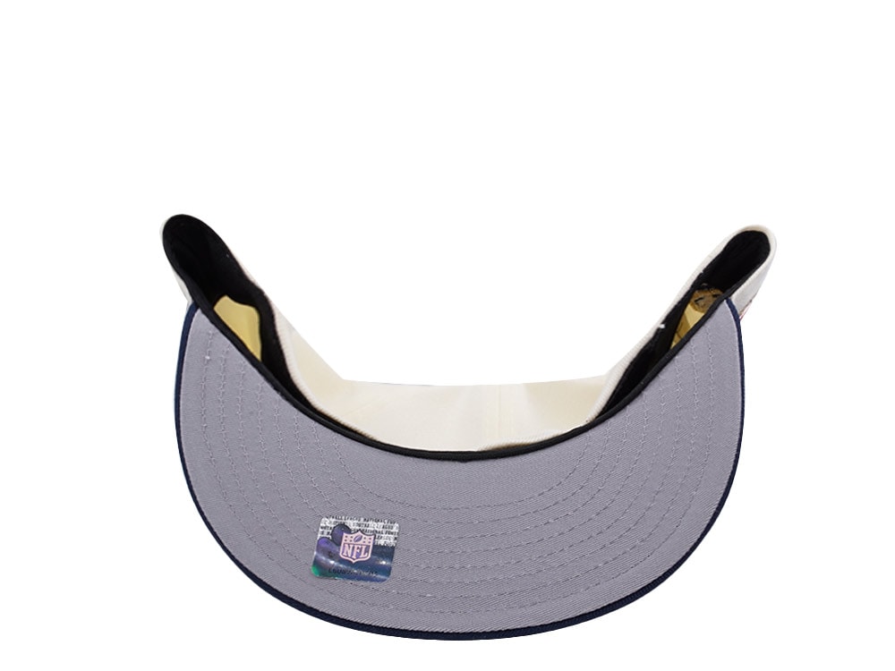 New Era New England Patriots Super Bowl XXXVI Chrome Two Tone Edition 59Fifty Fitted Cap