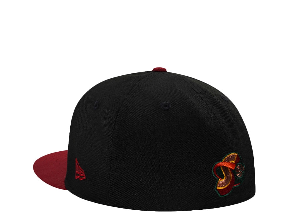 New Era Seattle Supersonics NBA on NBC Black Two Tone Edition 59Fifty Fitted Cap
