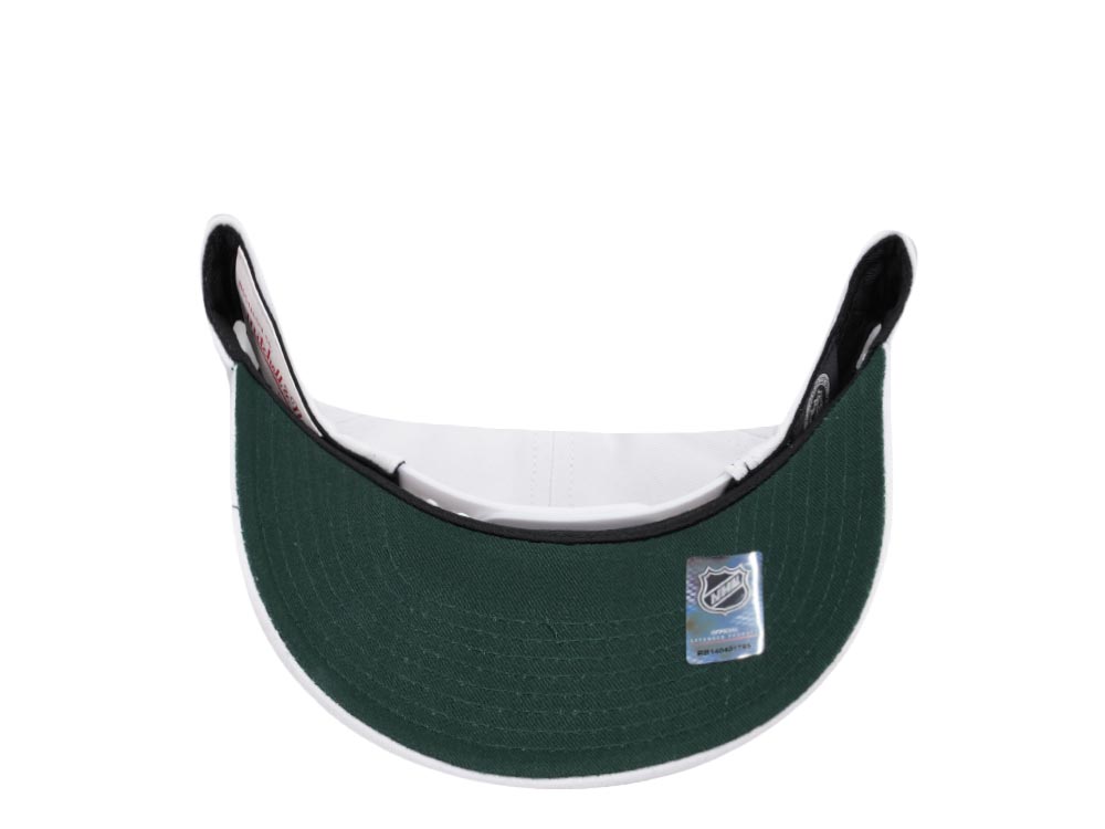 Mitchell & Ness Minnesota Wild All in Pro White Snapback Cap