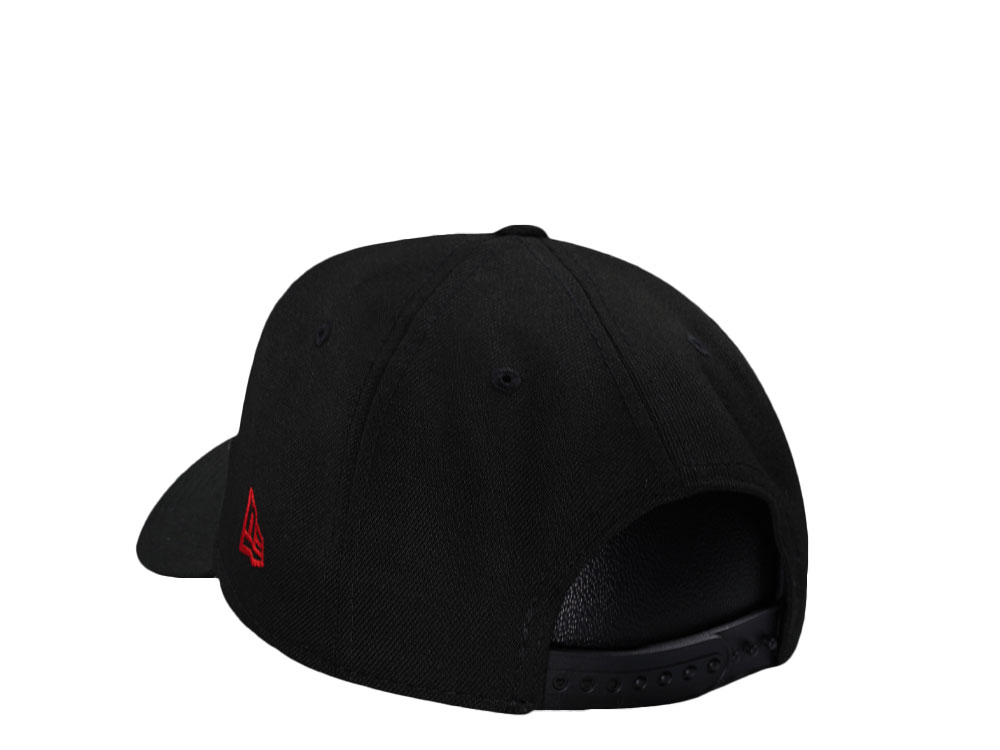 New Era New York Yankees Stadium Anniversary Fade Black Red Edition 9Forty A Frame Snapback Cap