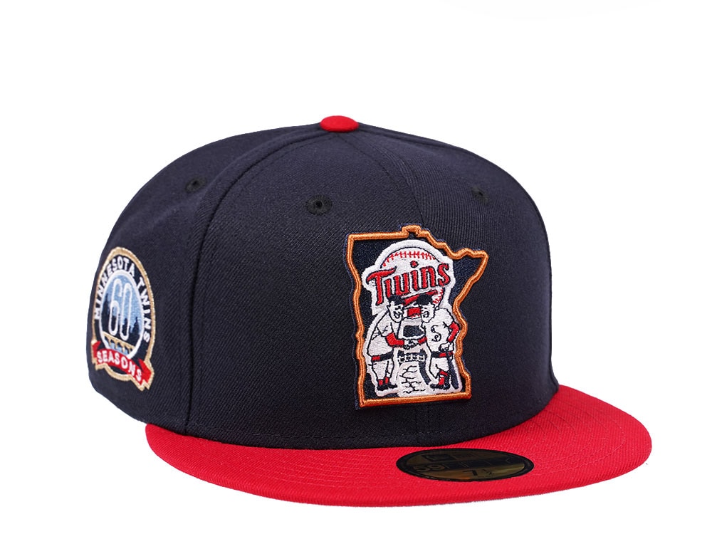 New Era Minnesota Twins 60 Seasons Two Tone Edition 59Fifty Fitted Cap
