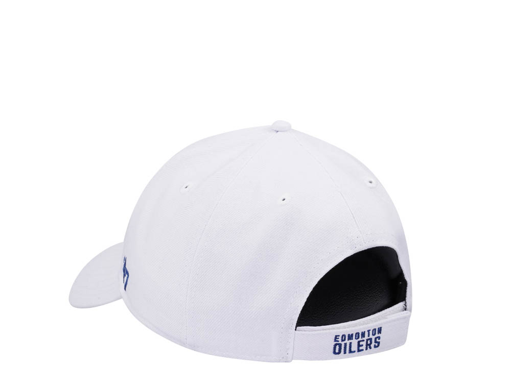 47Brand Edmonton Oilers White MVP Snapback Cap