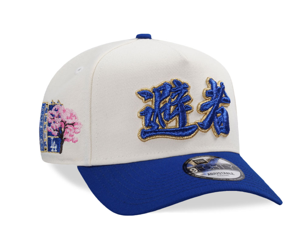 New Era Los Angeles Dodgers Tokyo Series 2025 Kanji Chrome Two Tone Edition 9Forty A Frame Snapback Cap