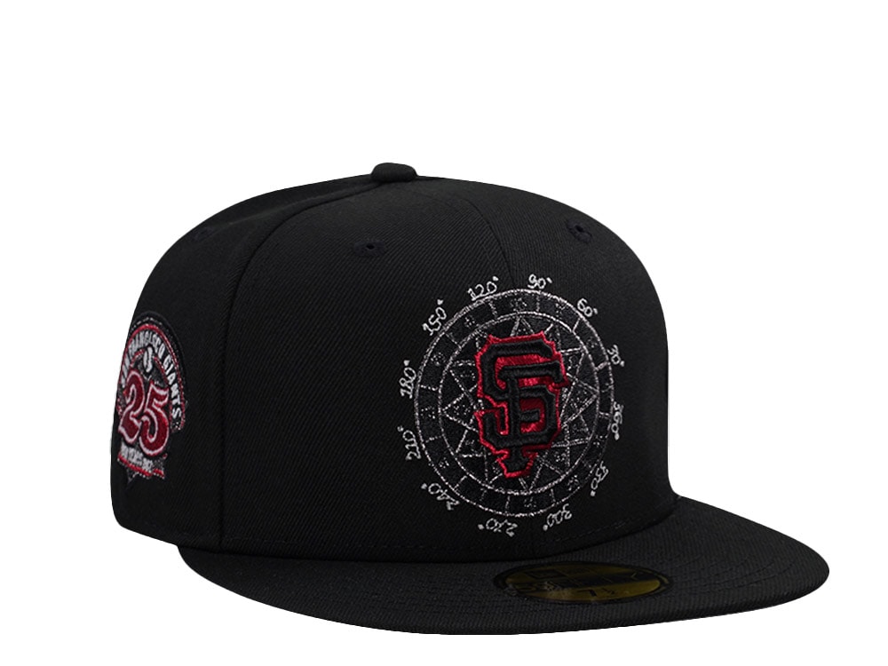 New Era San Francisco Giants 25th Anniversary Black Prime Horror Edition 59Fifty Fitted Cap