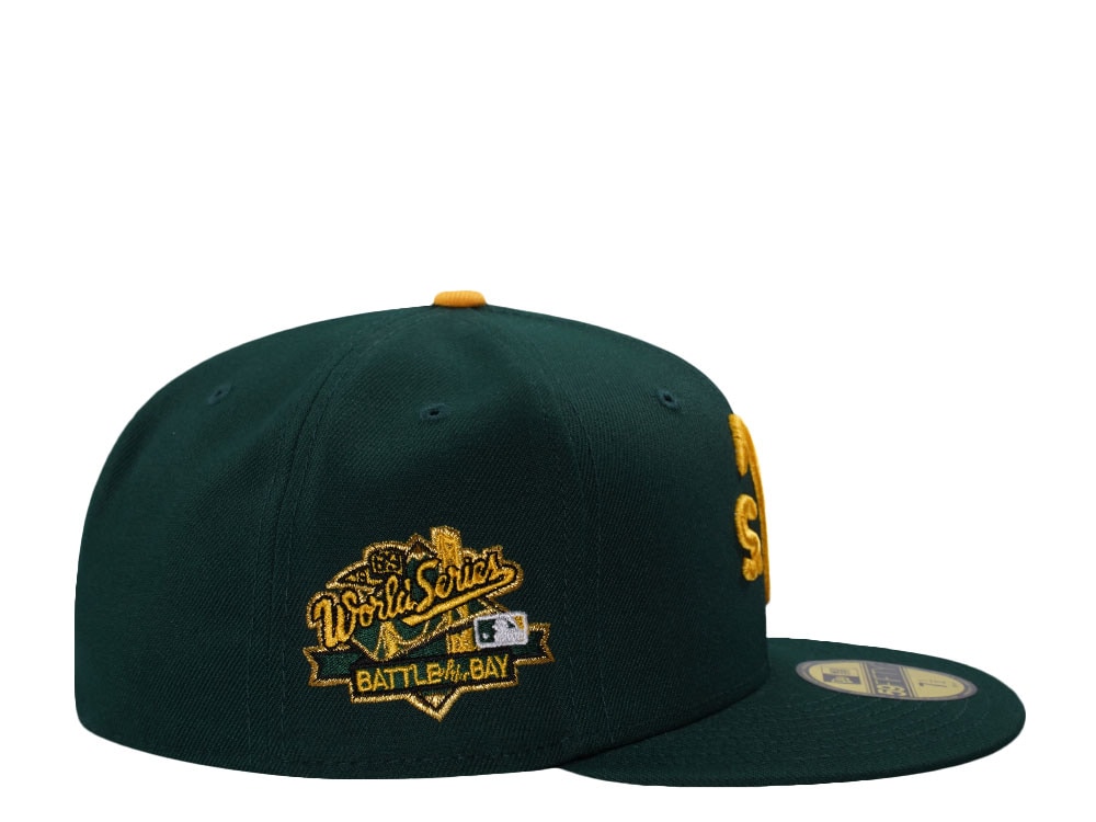 New Era Oakland Athletics World Series 1989 Upside Down Edition 59Fifty Fitted Cap