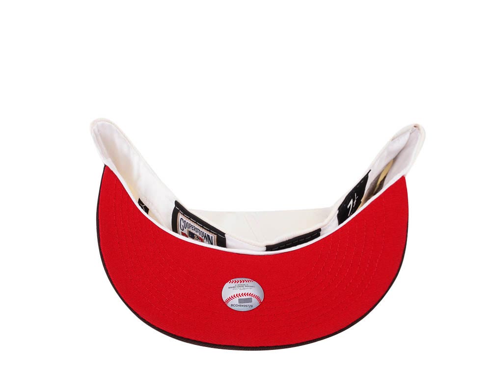 New Era Colorado Rockies 20th Anniversary Cream Red Two Tone Edition 59Fifty Fitted Cap