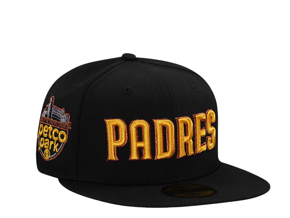 New Era San Diego Padres Petco Park Black Prime Edition 59Fifty Fitted Cap