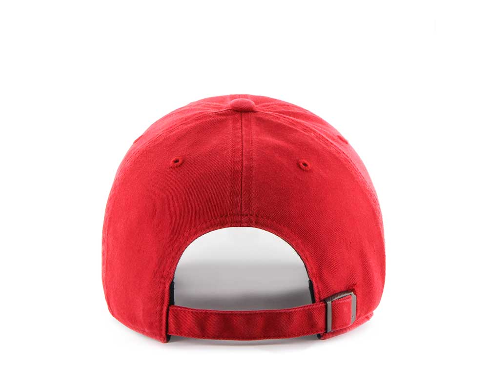 47Brand New York Yankees Red Base Runner Clean up Strapback Cap