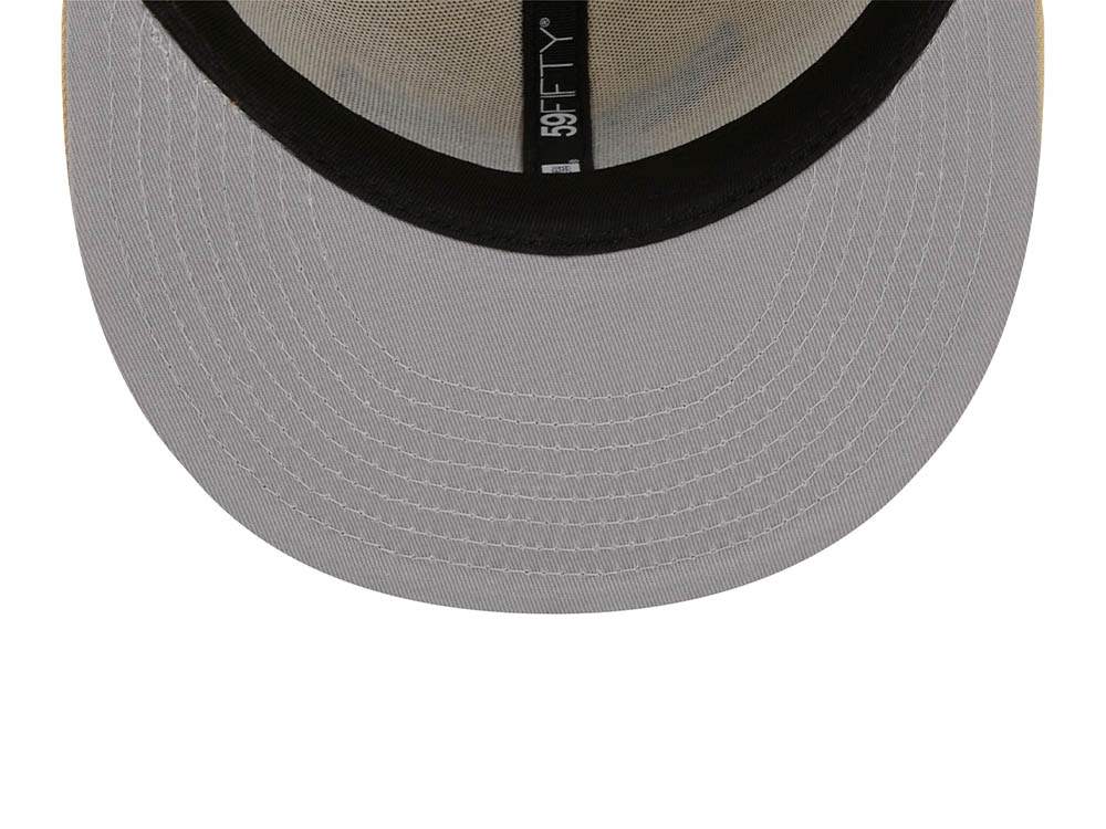 New Era Philadelphia Eagles Pro Bowl Honolulu 1987 Raffia Front Vegas Gold Edition 59Fifty Fitted Cap