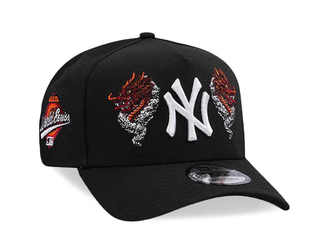 New Era New York Yankees World Series 1996 Dragon Black Prime Edition 9Forty A Frame Snapback Cap