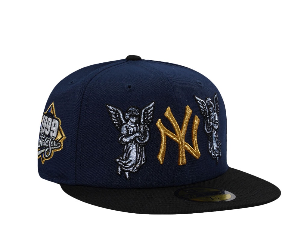New Era New York Yankees World Series 1999 Angel Ocean Blue Two Tone Edition 59Fifty Fitted Cap
