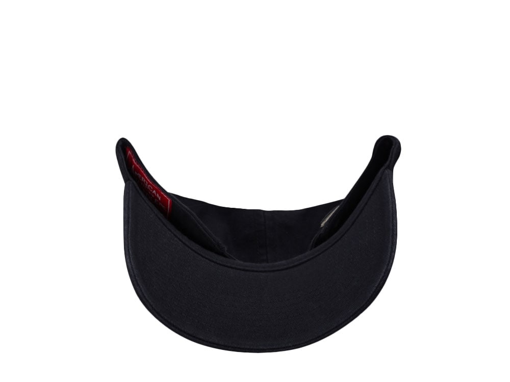 American Needle Tiyo Whales Black Ballpark Strapback Cap