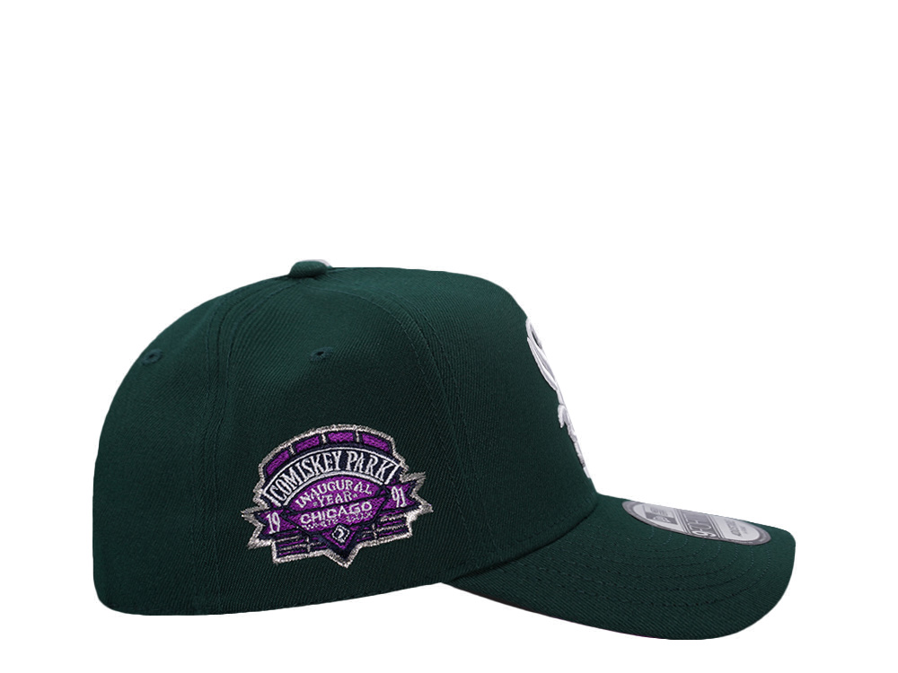 New Era Chicago White Sox Comiskey Park Dark Green Prime Edition 9Forty A Frame Snapback Cap