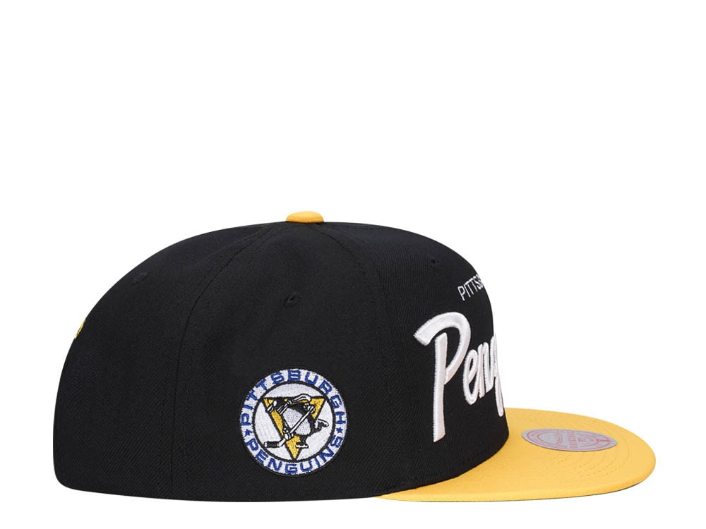 Mitchell & Ness Pittsburgh Penguins Vintage Script Snapback Cap