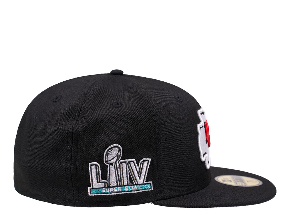 New Era Kansas City Chiefs Super Bowl LIV Black Edition 59Fifty Fitted Cap