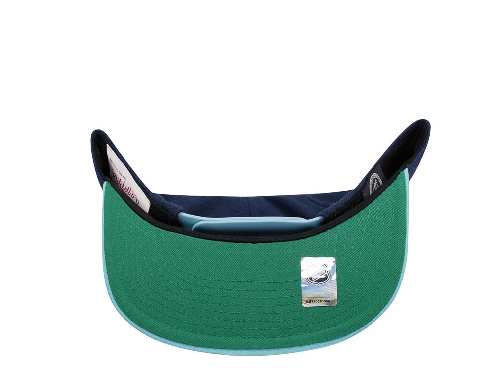 Mitchell & Ness Seattle Kraken Transcript Two Tone Snapback Cap
