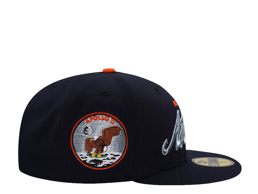 New Era Houston Astros Apollo 11 Metallic Navy Prime Edition 59Fifty Fitted Cap