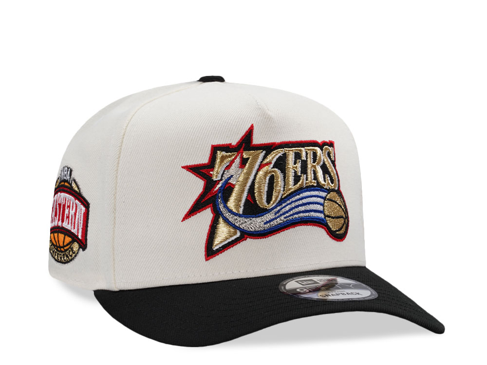 New Era Philadelphia 76ers NBA Eastern Conference Chrome Two Tone Edition 9Fifty A Frame Snapback Cap