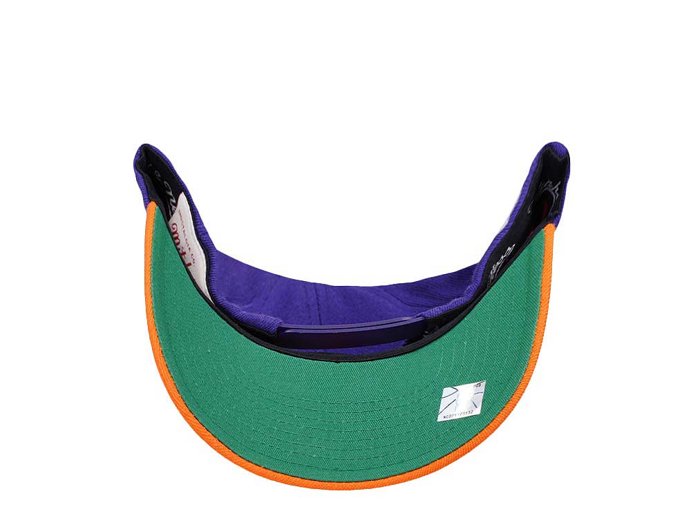 Mitchell & Ness Phoenix Suns Team Two Tone 2.0 Stretch Hardwood Classic Red Flex Snapback Cap