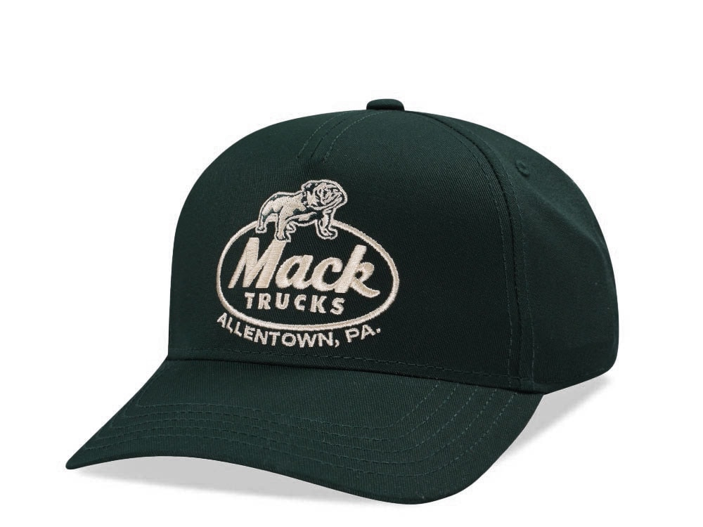 American Needle Mack Truck Valin Dark Green Snapback Cap