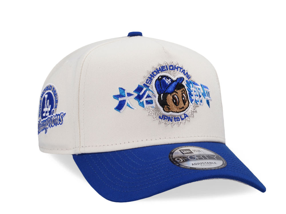 New Era Los Angeles Dodgers Shohei Ohtani Silver Chrome Two Tone Edition 9Forty A Frame Snapback Cap