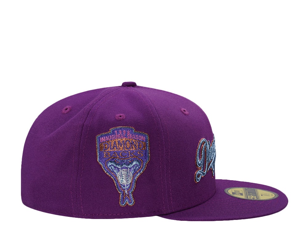 New Era Arizona Diamondbacks Inaugural Season 1998 Grape Prime Edition 59Fifty Fitted Cap