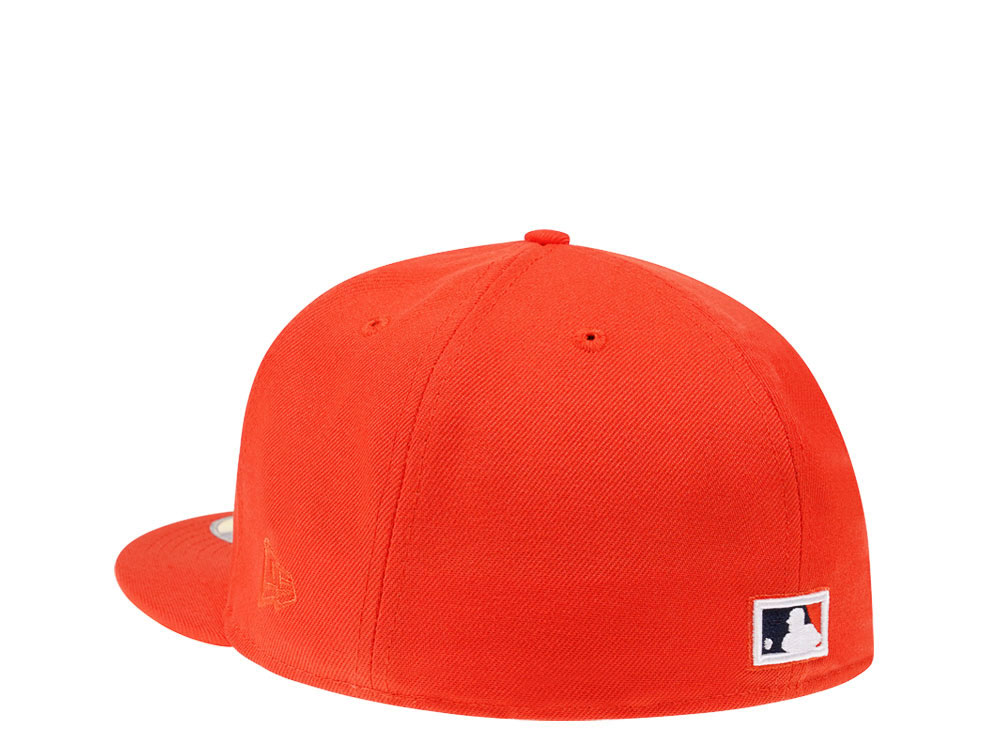 New Era Houston Astros Houston Astros 45th Anniversary Flash Orange Edition 59Fifty Fitted Cap