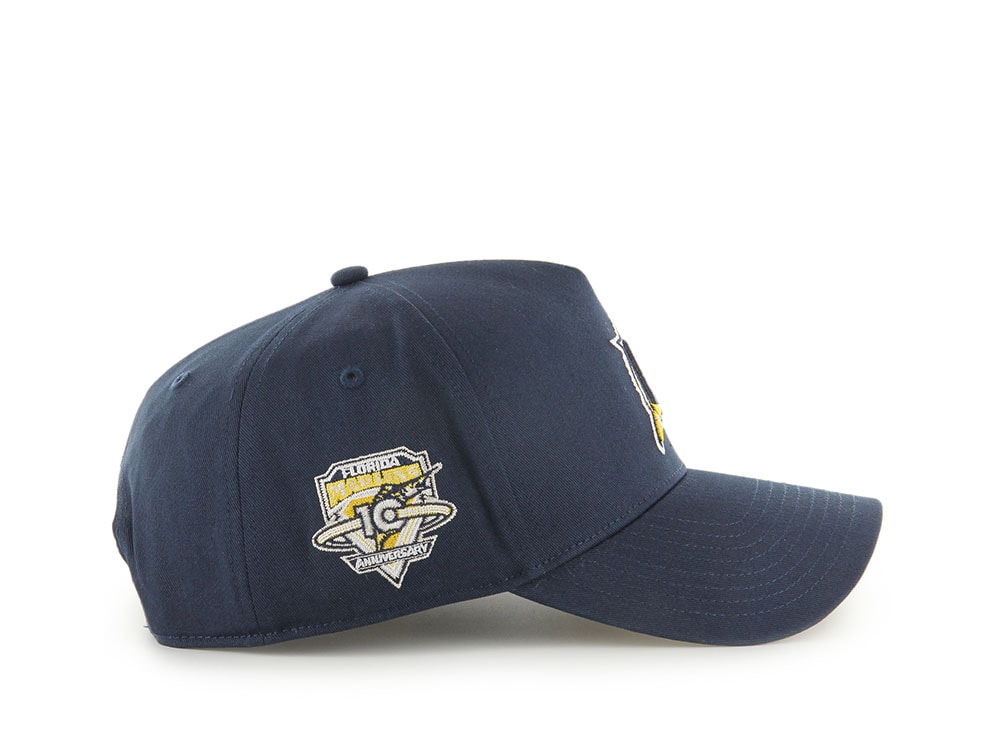47Brand Miami Marlins Cooperstown Navy Edition MVP Snapback Cap