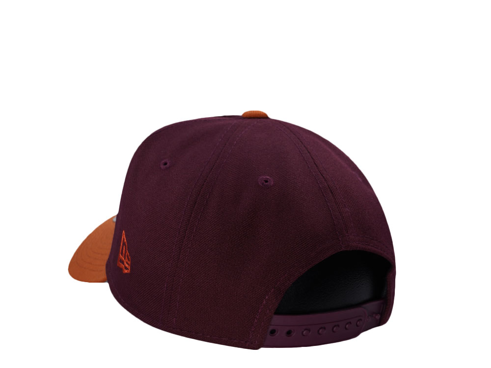 New Era Seattle Mariners All Star Game 2001 Maroon Rust Two Tone Edition 9Forty A Frame Snapback Cap