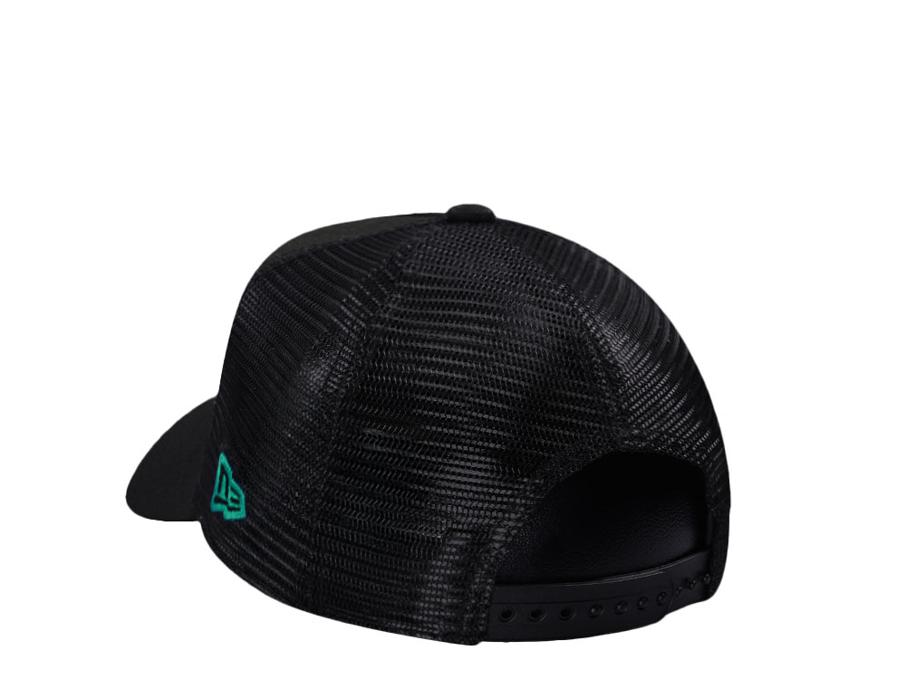 New Era Anaheim Ducks Anaheim Ducks Classic Black Edition 9Forty A Frame Trucker Snapback Cap