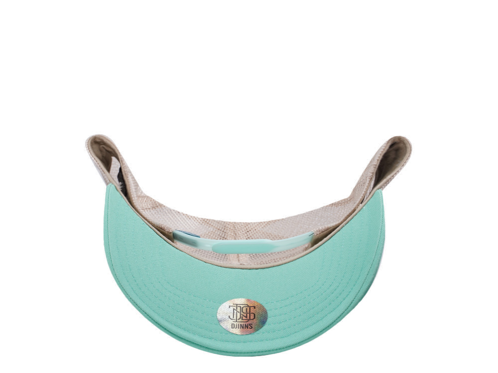 Djinns HFT Filthy Flamingo Surf Gang White Coastal Edition Trucker Snapback Cap