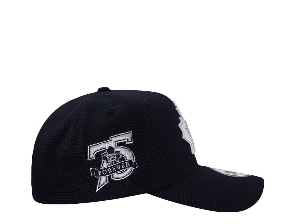 New Era Toronto Maple Leafs 75th Anniversary Navy Prime Edition 9Forty A Frame Snapback Cap