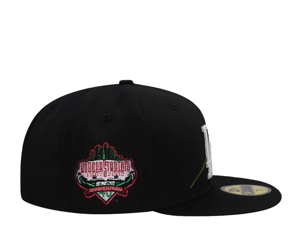 New Era Los Angeles Dodgers 40th Stadium AnniversaryBlack Rose Edition 59Fifty Fitted Cap