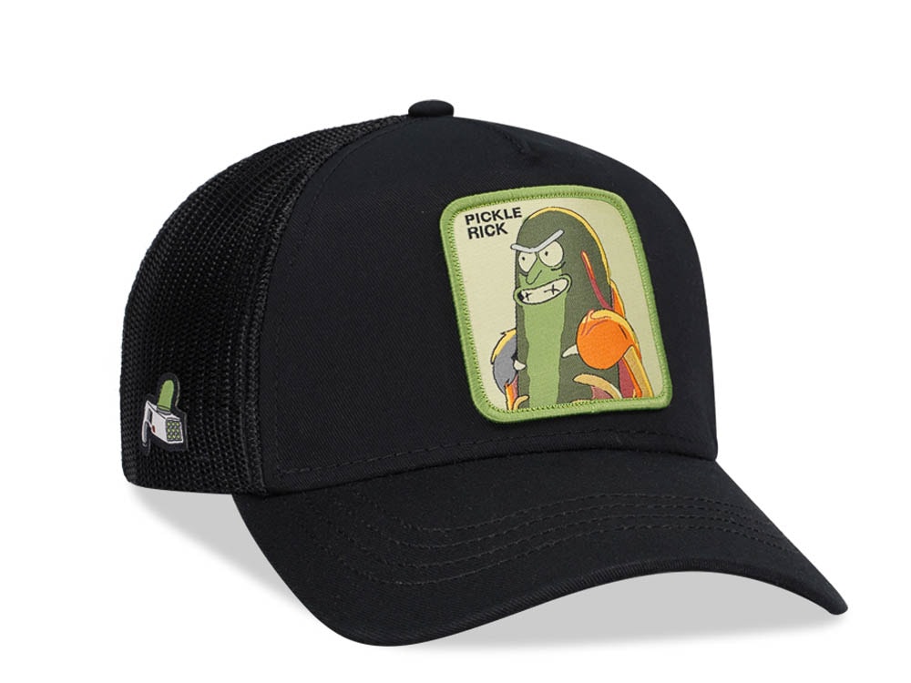 Capslab Rick and Morty Pickle Rick Trucker Snapback Cap