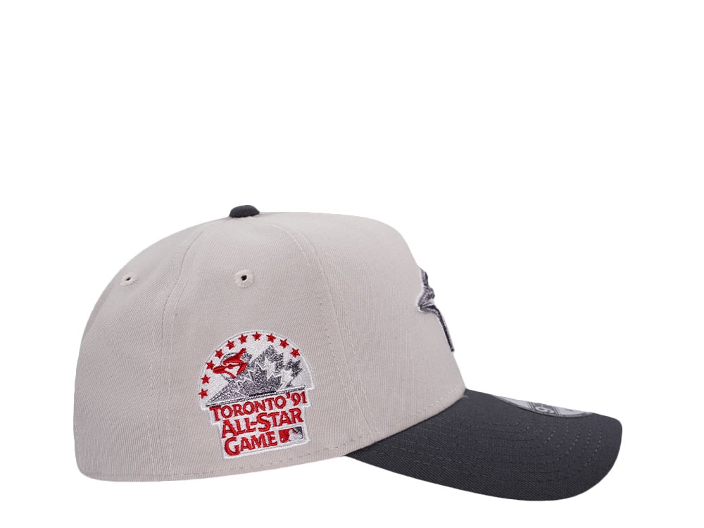 New Era Toronto Blue Jays All Star Game 1991 Stone Flame Two Tone Edition 9Forty A Frame Snapback Cap