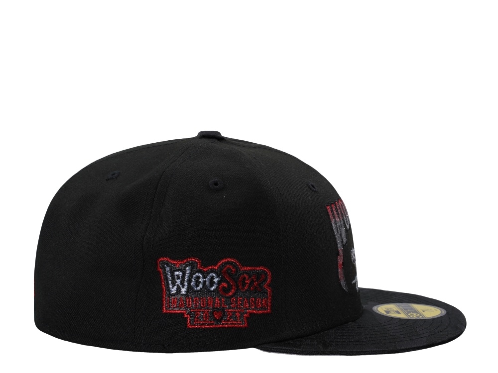 New Era Worcester Red Sox Black Camouflage Prime Edition 59Fifty Fitted Cap