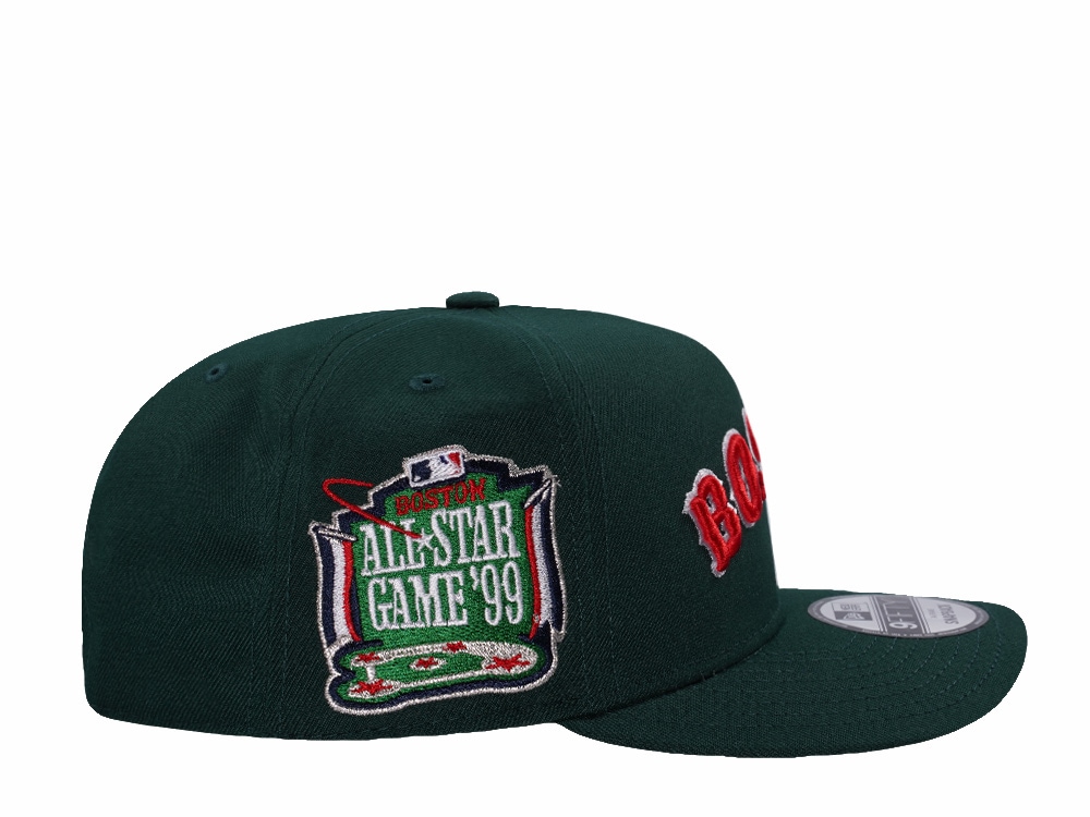 New Era Boston Red Sox All Star Game 1990 Dark Green Prime Edition 9Fifty A Frame Snapback Cap