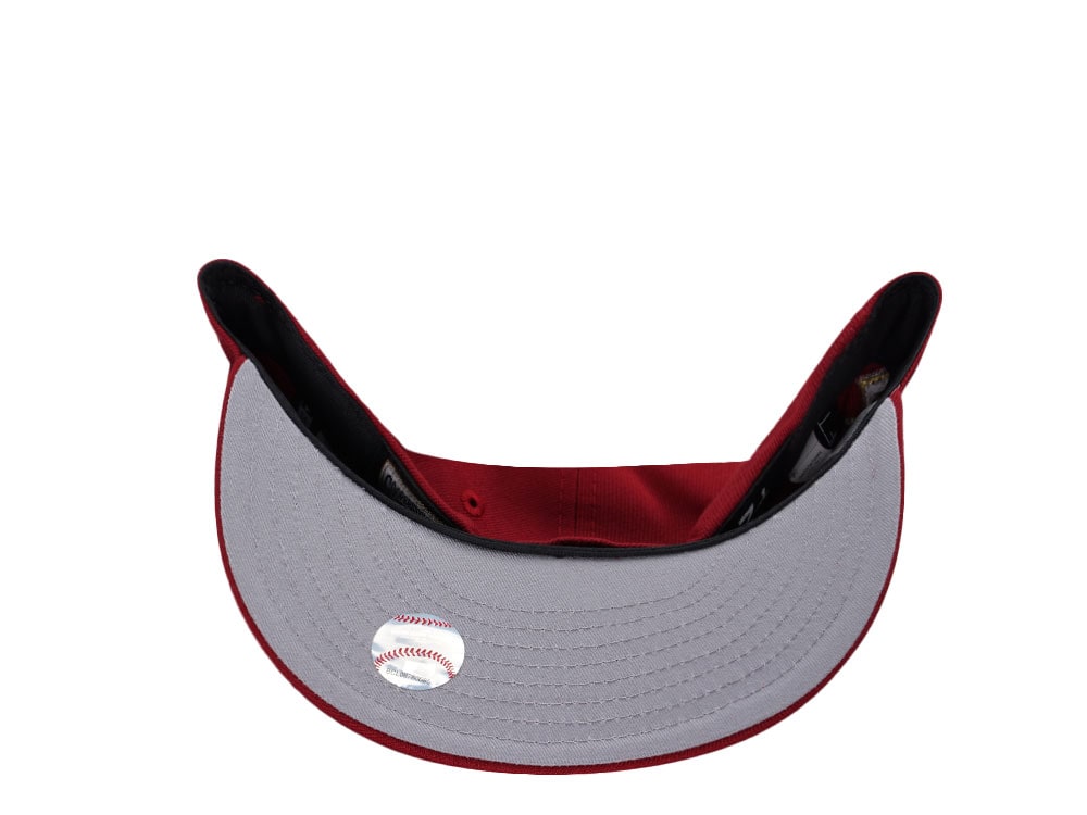 New Era Milwaukee Brewers 25th Anniversary Red Prime Edition  59Fifty Fitted Cap