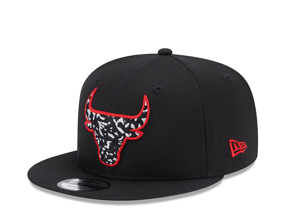 New Era Chicago Bulls Seasonal Infill Black Edition 9Fifty Snapback Cap